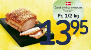 Dansk ovnklar svinekam - men den er jo allerede stegt!