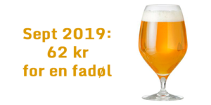 Seot 2019 - 62 kr for en stor fadøl