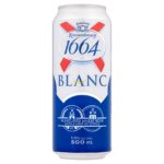 Kronenbourg 1664 Blanc Hvedeøl 5% 0,5 l // 1664 Blanc est une bière blanche française fraîche et fruitée! ...