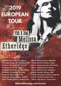 Melissa Etheridge tour 2019