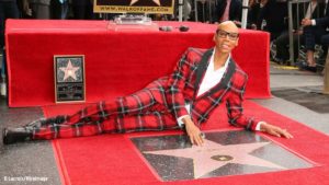 RuPaul at Hollywood Walk of Fame Star Ceremony