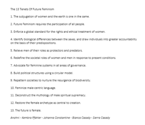 The 13 Tenets Of Future Feminism 