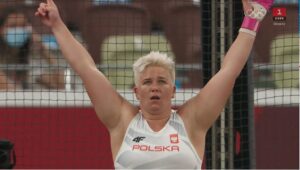 Anita Wlodarczyk (Pol) vinder sin 3. OL guldmedalje med 78,48 - OL 2020