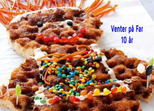 Brunsvigerkagemand i anledning af Venter på Fars 10 års fødselsdag