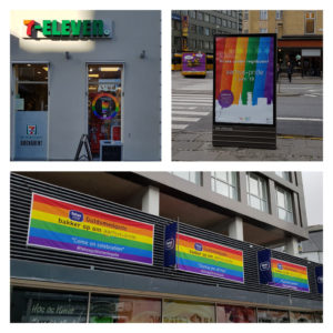 Aarhus pyntes til Aarhus Pride lørdag den 01.juni 2019