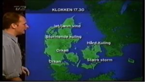 decemberorkanen Adam ramte Danmark - se Tanevs legendariske vejrudsigt -