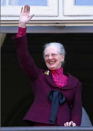 Hendes Majestæt Dronning Margrethe II (Margrethe Alexandrine Þórhildur Ingrid, Danmarks dronning) (født 16. april 1940 på Amalienborg Slot) er siden 14. januar 1972 Danmarks regent