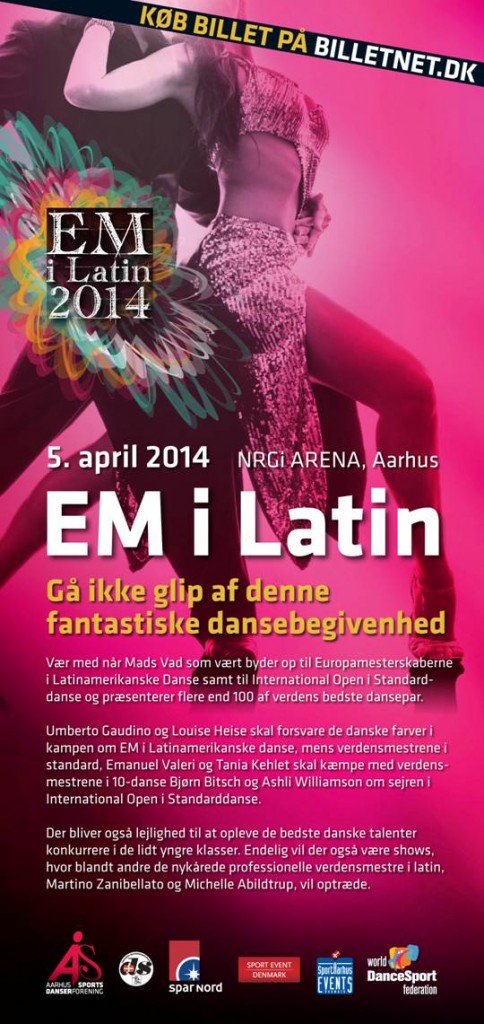 EM i Latin Lørdag den 05.april