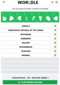 Can you guess 8 border countries of Zambia