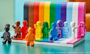 lego-everyone-is-awesome-pride-set // LEGO set designer Matthew Ashton