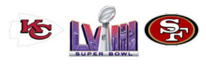 Super Bowl 2024 final score Chiefs - 49'ers Q1: 0 - 0, Q2: 3 - 10, Q3: 10 - 0, Q4: 6 - 9 0T: 6 - 3 = 25 - 22 