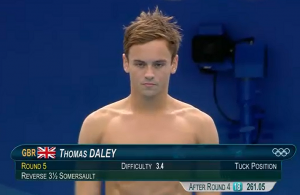 Le petit plongeur britannique Tom Daley
