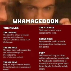 whamageddon rules